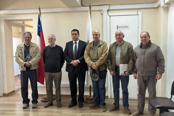Regantes del Ñuble se reúnen con Delegado Presidencial de la Provincia de Punilla y Presidente de Agricultores de San Fabián para solicitar apoyo y trabajar en torno al Embalse Nueva La Punilla y Canal San Fabián