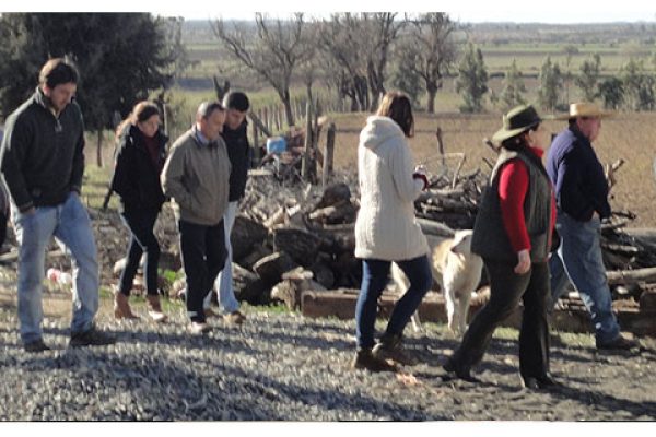 Autoridades de Ministerio de Desarrollo Social visitan a agricultores de Río Ñuble