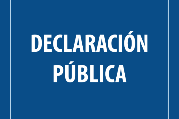 Declaración Pública